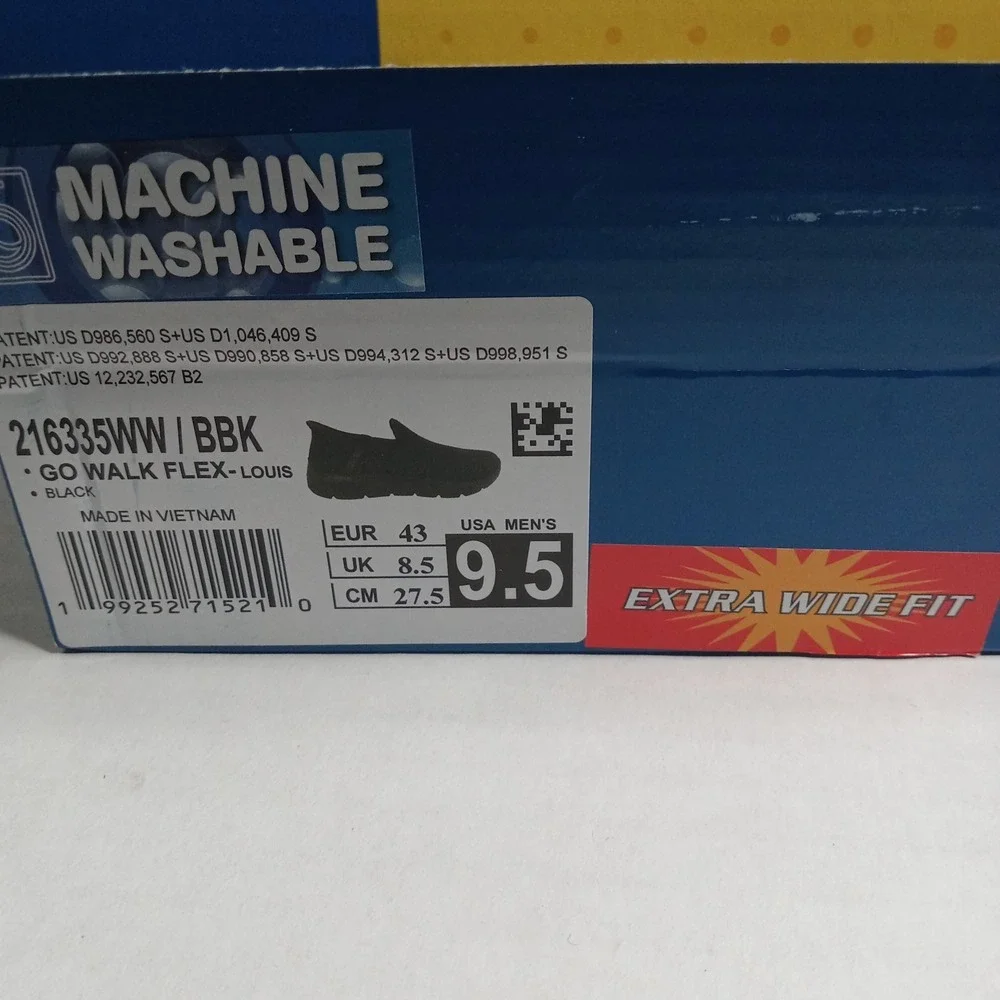 Skechers Men's Slip-Ins GO WALK Flex - Louis Memory Foam Slip-On Casual Size 9.5
